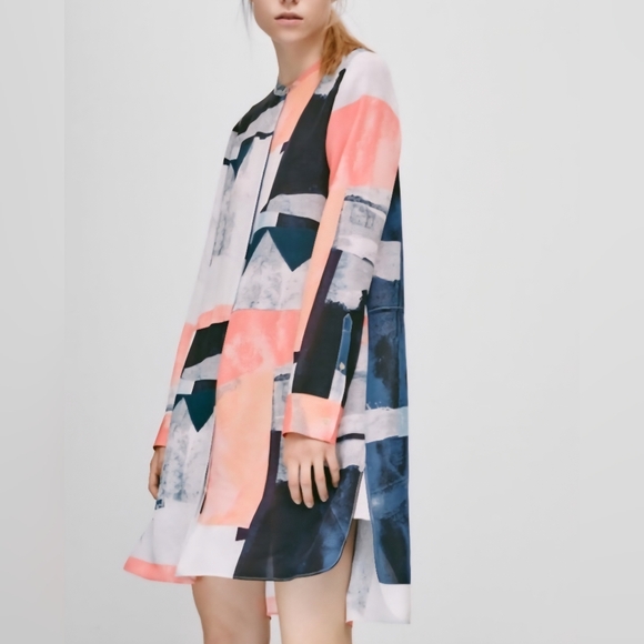 Wilfred Dresses & Skirts - Wilfred 100% Silk Shirt Dress